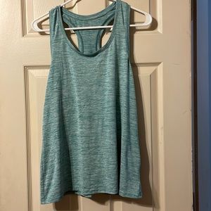 Blue/Green active tank top